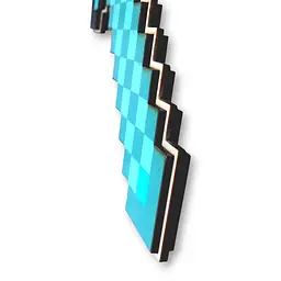 Меч Minecraft Діамантовий з фанери 26 см (NF01) - мініатюра 3