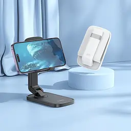 Підставка настільна-тримач для телефона Hoco HD8 Blackfish universal desktop holder білий - мініатюра 4