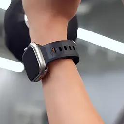 Ремінець BlueO Fluoro Rubber Sport для Apple Watch 42(ser.1-3)/44/45/46/49mm Black - мініатюра 5