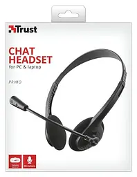 Гарнітура для ПК Trust Primo Chat 3.5 мм Black (21665_Trust) - мініатюра 8
