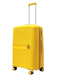 Валіза середня M поліпропілен Airtex 223 68×48×26см 68л Жовтий - мініатюра 2