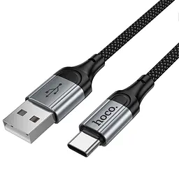 Дата кабель Hoco X121 Nuevo USB to Type-C 3A 1.5 м Black - мініатюра 5