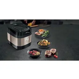 Мультиварка Tefal MultiCook&Stir 1200 Вт чорно-бронзова (RK905A34) - мініатюра 12
