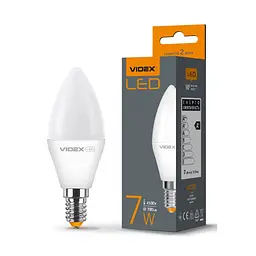 Лампочка Videx LED C37e 7W E14 4100K (VL-C37e-07144) - мініатюра 3