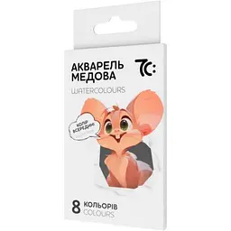 Дитяча медова акварель 7C10801, 8 кольорів