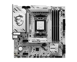 MSI Материнська плата B850M GAMING PLUS WIFI6E sAM5 B850 4xDDR5 M.2 HDMI DP WiFi BT mATX