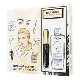 Подарунковий набір L’Oréal Paris: Туш-бальзам Volume Million Lashes Balm Noir 9.2 мл + Міцелярна вода Skin Expert Micellar Water, 200 мл - мініатюра 6