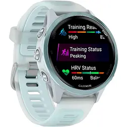 Смарт-годинник Garmin Forerunner 570 42mm Cloud Blue Aluminum with Translucent Whitestone/Cloud Blue Band (010-02970-01) [142392] - мініатюра 3