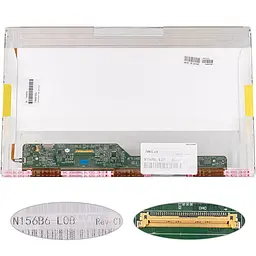 УЦЕНКО! Матрица 15.6 N156B6-L0B (1366*768 40pin LED NORMAL глянец разъем слева снизу) для ноутбука (renew)