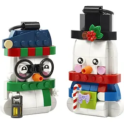 Конструктор LEGO Iconic Прикраси зі сніговиком 168 ел. (40812) - мініатюра 5