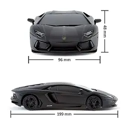 Автомобіль на радіоуправлінні LAMBORGHINI AVENTADOR LP 700-4 KS DRIVE 124GLBB світяться фари - мініатюра 5