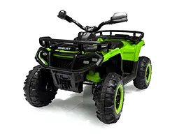 Квадроцикл дитячий 2.4G 4 мотори 35W акумулятор 12V9AH USB TF Bluetooth EVA музика зелений (M 6351EBLR-5)