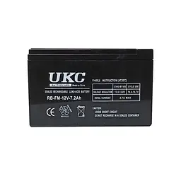 Акумуляторна батарея до ДБЖ 12В 7 Ач акумулятор UKC RB-FM-12V-7 Ah - мініатюра 1