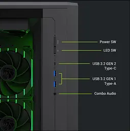 Корпус GameMax CLAW 460 WB (9101-1200R0009) - мініатюра 13