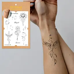 Тату тимчасове BALANCE Tattooshka LB-172 Чорний shop (4825800012062) - мініатюра 3