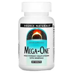 Мультивітаміни Mega-One, Multi-Vitamin with Minerals, по 1 на день, 60 таблеток Source Naturals vit0002740