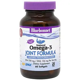 Омега-3 Формула для суглобів Bluebonnet Nutrition Joint Formula 60 желатинових капсул