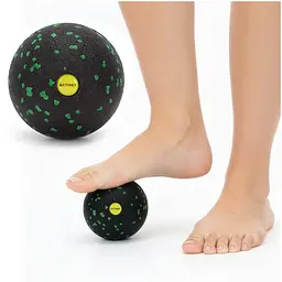 Масажний м'яч Actiget EPP 8 см ACT0096 Black/Green - мініатюра 4