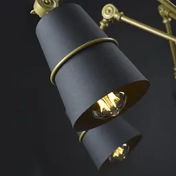 Люстра Brille павук стельова E27 60W GR (BL-392C/6) - мініатюра 16