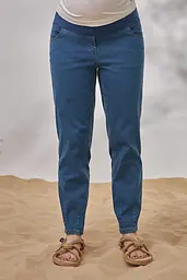 Вільні легкі джинси Mom для вагітних Sheldon denim XL Юла Мама Блакитний - мініатюра 4