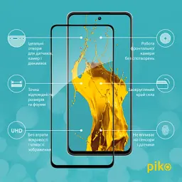 Скло захисне Piko Full Glue RealMe C55 Black (1283126579752) - мініатюра 2