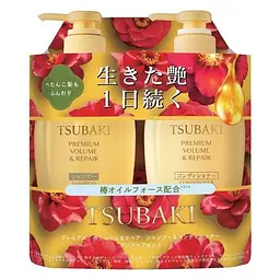Набір для обʼєму та відновлення волосся Tsubaki Premium шампунь та кондиціонер  - мініатюра 2