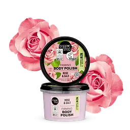 Пілінг для тіла Зміцнюючий Троянда Organic Shop 250 мл