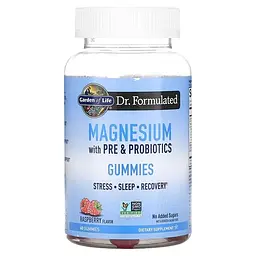 Магний для детей Magnesium with Pre & Probiotics 60 жевательных конфет Garden of Life vit0005412