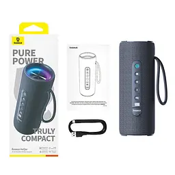 Bluetooth Колонка Baseus OS AeQur 30 Air (A20072600826-00) Twilight Grey - мініатюра 7