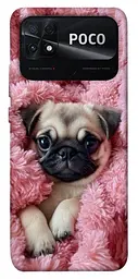 TPU чохол Demsky Мопс у ніжностях для Xiaomi Poco C40