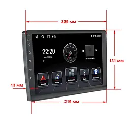 Універсальна магнітола XPRO K802 9 Android 12 2/32 CarPlay IPS (42451-K802B_3234) - мініатюра 5