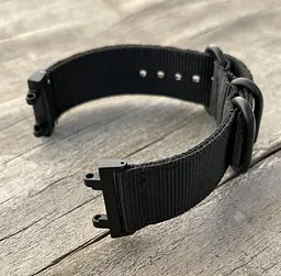 Нейлоновий ремінець Primo Traveller для годинника Xiaomi Amazfit T-Rex 2 (A2170) Black - мініатюра 6