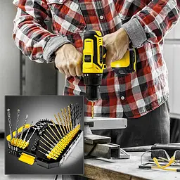 Набір біт і свердел Trotec 49 pieces Hexagon Shank Drill and Bit Set (6200001160) - мініатюра 22
