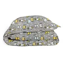 Підліткова постільна білизна з простирадлом на резинці ROBOTS CS14 COSAS (4822052112663) - мініатюра 4