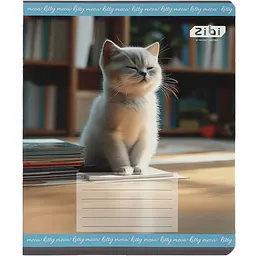 Упаковка зошитів ZiBi Kids Line Cats 12 аркушів в клітинку 25 шт. (ZB25.1753K) - мініатюра 4