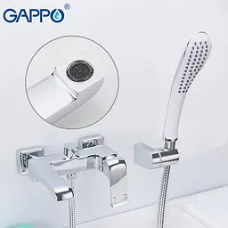 Змішувач для ванни Gappo G3250-8, хром, Хром - мініатюра 3