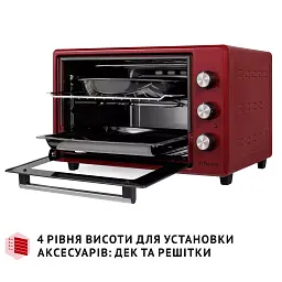 Електрична піч Perfelli MIRAGE 37 RED - мініатюра 11