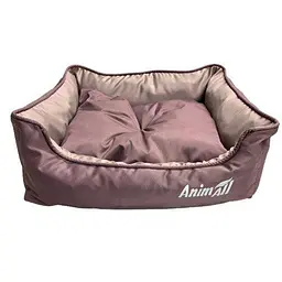 Лежак AnimAll Nena VELOURS CACAO для котів S 45x35x16 см