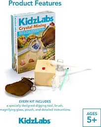 Набір для досліджень 4M KidzLabs Видобуток мінералів (00-03252) - мініатюра 4