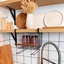 Кошик під полицю Nice & Cozy Garret металевий чорний - мініатюра 3