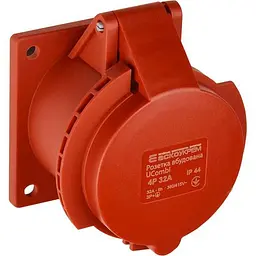 Розетка вбудована АСКО серії UCombi 4P 32A IP 44