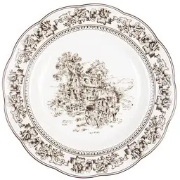 Тарілка Modern Style Вінтаж 22 см бежева (823-056)