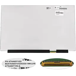 Матриця 16.0" ATNA60YV02-0 3840х2400, 40pineDP, IPS, DCI-P3 100%, OLED, SLIM без дод. панелі, глянець, роз'єм праворуч внизу для ноутбука