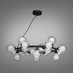 Люстра в стилі Loft бульбашки LQ7061/20BK