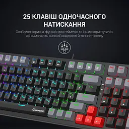 Клавіатура GamePro Blue Switches механічна (MK120B) - мініатюра 11