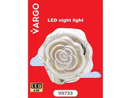 Нічник VARGO LED "Роза" V-115733