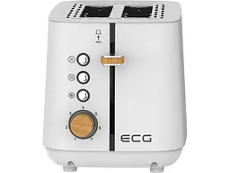 Тостер ECG ST 2768 Timber White - мініатюра 7