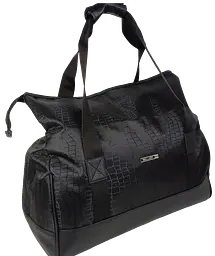 Сумка дорожня саквояж Wallaby 25 л 48×30×20 см Чорна - мініатюра 2