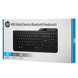 Клавіатура мембранна 460 Multi-Device key, BT, EN/UK, чорний HP teh0025005 - мініатюра 10