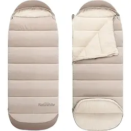 Спальний мішок з капюшоном Naturehike B400 NH21MSD11 бежевий